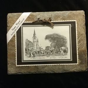 Antique New Orleans French Quarter Slate